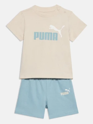 T-shirt z nadrukiem Puma mleczny