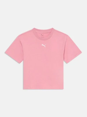 T-shirt z nadrukiem Puma różowy