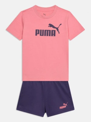 T-shirt z nadrukiem Puma różowy