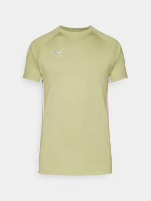 T-shirt z nadrukiem Puma zielony