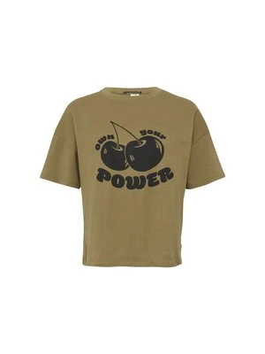 T-shirt z nadrukiem QS