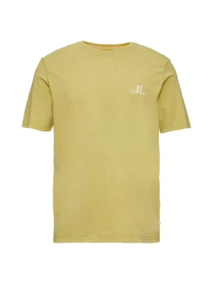 T-shirt z nadrukiem QS ciemnożółty