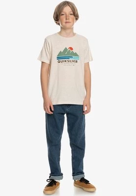 T-shirt z nadrukiem Quiksilver