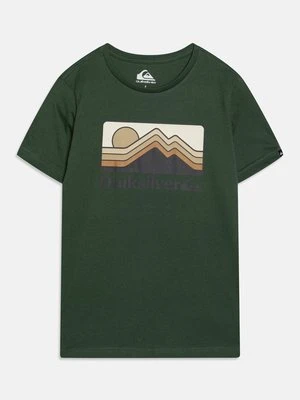 T-shirt z nadrukiem Quiksilver