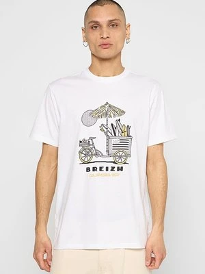 T-shirt z nadrukiem Quiksilver