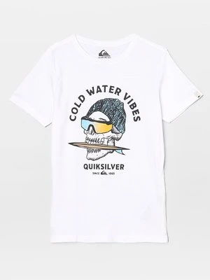 T-shirt z nadrukiem Quiksilver