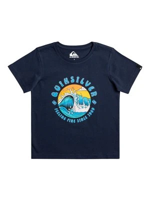 T-shirt z nadrukiem Quiksilver