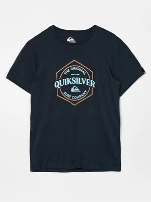 T-shirt z nadrukiem Quiksilver
