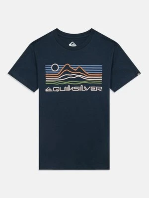 T-shirt z nadrukiem Quiksilver