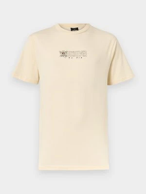 T-shirt z nadrukiem Quiksilver biały