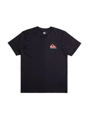 T-shirt z nadrukiem Quiksilver czarny