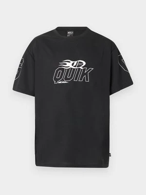T-shirt z nadrukiem Quiksilver czarny