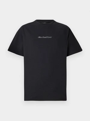 T-shirt z nadrukiem Quiksilver czarny
