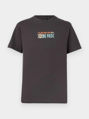 T-shirt z nadrukiem Quiksilver antracytowy