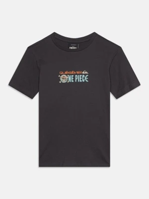 T-shirt z nadrukiem Quiksilver antracytowy