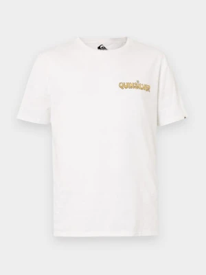 T-shirt z nadrukiem Quiksilver biały