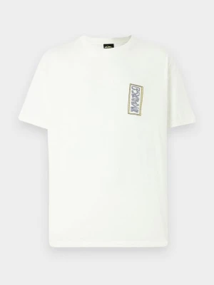 T-shirt z nadrukiem Quiksilver biały