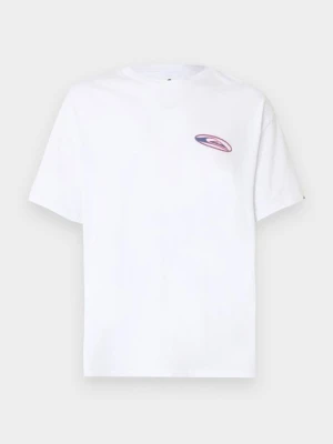 T-shirt z nadrukiem Quiksilver biały