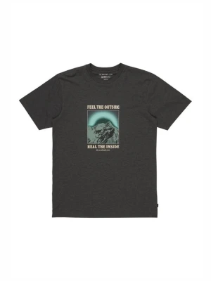 T-shirt z nadrukiem Quiksilver czarny