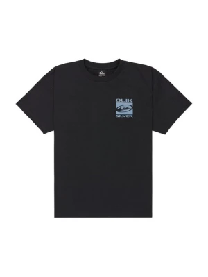T-shirt z nadrukiem Quiksilver czarny