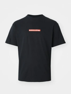 T-shirt z nadrukiem Quiksilver czarny