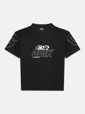 T-shirt z nadrukiem Quiksilver czarny