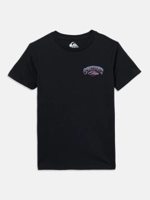 T-shirt z nadrukiem Quiksilver czarny