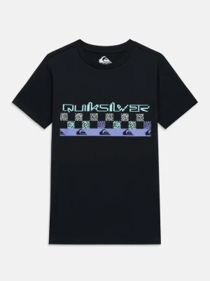 T-shirt z nadrukiem Quiksilver czarny