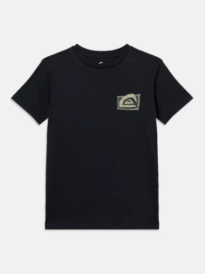 T-shirt z nadrukiem Quiksilver czarny
