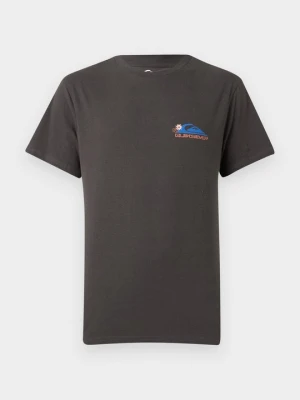 T-shirt z nadrukiem Quiksilver czarny