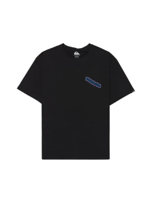 T-shirt z nadrukiem Quiksilver czarny