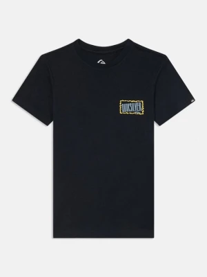 T-shirt z nadrukiem Quiksilver czarny
