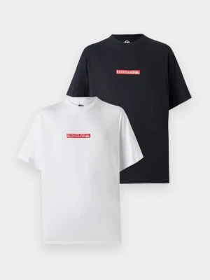 T-shirt z nadrukiem Quiksilver czarny