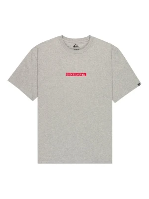 T-shirt z nadrukiem Quiksilver jasnoszary