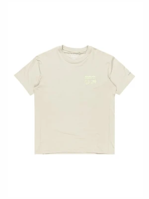 T-shirt z nadrukiem Quiksilver mleczny