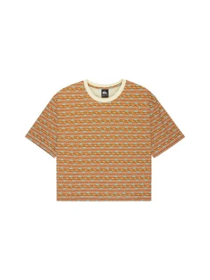 T-shirt z nadrukiem Quiksilver mleczny