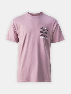 T-shirt z nadrukiem Quiksilver niebieski