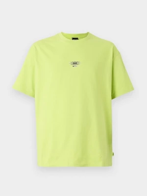 T-shirt z nadrukiem Quiksilver żółty neon