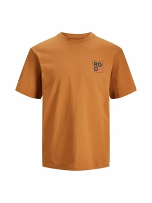 T-shirt z nadrukiem R.D.D. ROYAL DENIM DIVISION brązowy