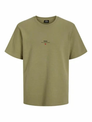 T-shirt z nadrukiem R.D.D. ROYAL DENIM DIVISION zielony
