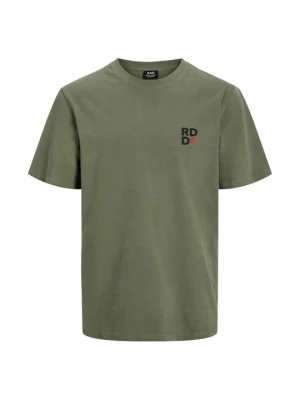 T-shirt z nadrukiem R.D.D. ROYAL DENIM DIVISION zielony