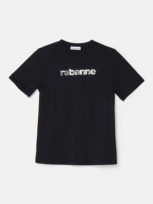 T-shirt z nadrukiem Rabanne