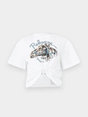 T-shirt z nadrukiem Rabanne
