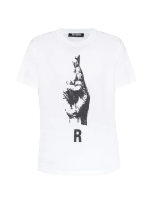 T-shirt z nadrukiem Raf Simons