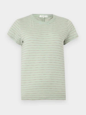 T-shirt z nadrukiem rag & bone zielony