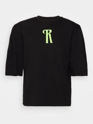 T-shirt z nadrukiem REAMEREI czarny