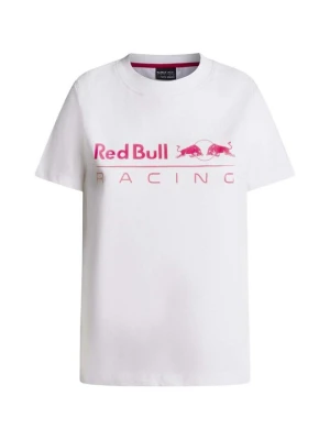 T-shirt z nadrukiem Red Bull biały