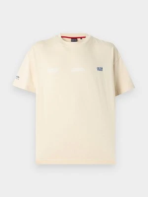 T-shirt z nadrukiem Red Bull beżowy