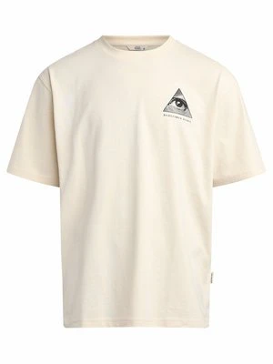T-shirt z nadrukiem Redefined Rebel mleczny