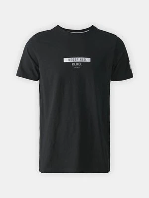 T-shirt z nadrukiem Redefined Rebel czarny